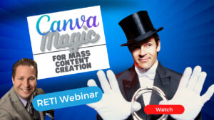 Canva Magic Mass Content Creation RETI Webinar Event YouTube Thumbnail image 24
